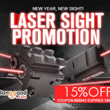 Up to 55% OFF for Laser Sight with Extra 15% OFF Coupon from BANGGOOD TECHNOLOGY CO., LIMITED