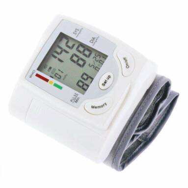 55% OFF Only US$8.99/€7.58 for Digital Wrist Blood Pressure Monitor from Newfrog.com