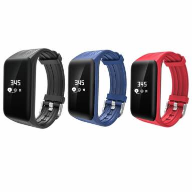 50% OFF $14.99 for Bluetooth4.0 Waterproof Heart Rate Health Monitor Fitness Tracker Smart Bracelet from Newfrog.com