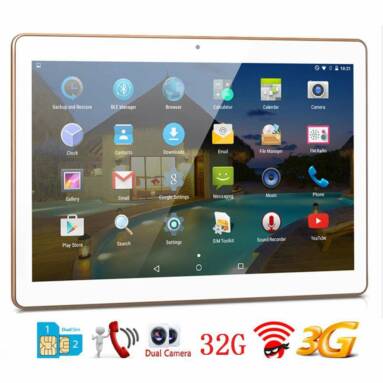 10.1 inch Android 7.0 Octa Core WIFI GPS Bluetooth Dual SIM Card Tablet, 8% OFF Only $89.98 Now from Newfrog.com