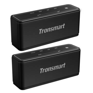 €56 with coupon for [2 Packs] Tronsmart Element Mega SoundPulse™ Bluetooth 5.0 Speaker with Powerful 40W Max Output 3D Digital Sound TWS Intuitive Touch Control from EU GER warehouse GEEKBUYING