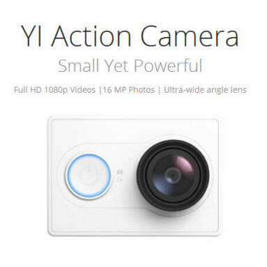 $8 off for Xiaoyi Yi Action Camera US Edition from Geekbuying