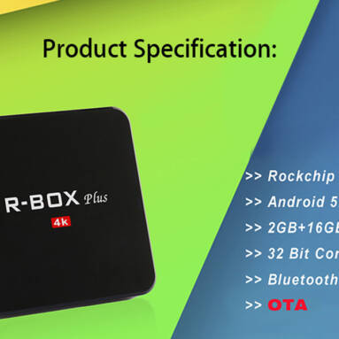 $40.99 with COUPON for R – Box Plus Smart TV Box from GearBest