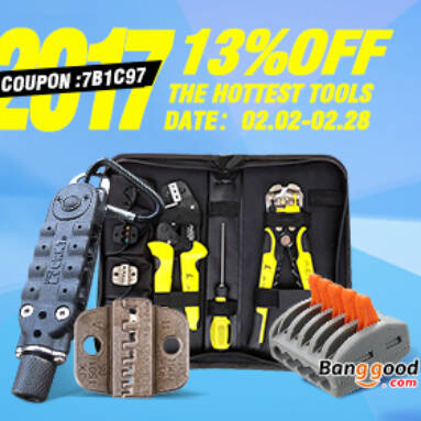 13% OFF Promotion for Tools & Electrical Equipment from BANGGOOD TECHNOLOGY CO., LIMITED