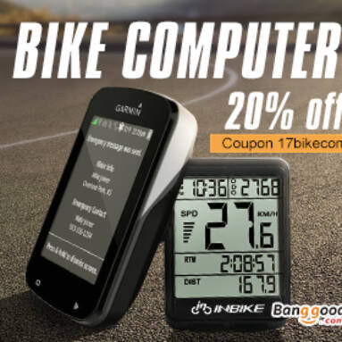 20% OFF for ALL Bike Computer Products from BANGGOOD TECHNOLOGY CO., LIMITED