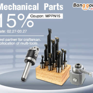 15% OFF for Eletronics Mechanical Parts from BANGGOOD TECHNOLOGY CO., LIMITED
