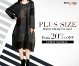 20% OFF for Women’s Plus Size Clothing from BANGGOOD TECHNOLOGY CO., LIMITED