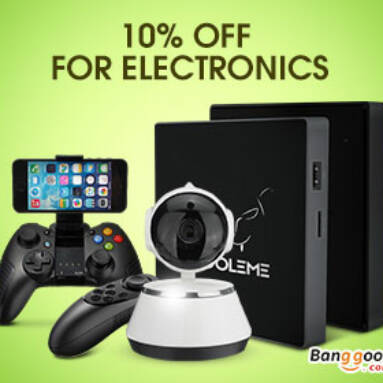 10% OFF Electronics Promotion in US Warehouse from BANGGOOD TECHNOLOGY CO., LIMITED
