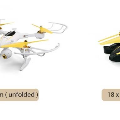 JJRC H39WH CYGNUS Foldable RC Quadcopter Design, Hardware, Features, Review with Coupon