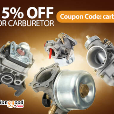 15% OFF for Carburetor of Motorcycle from BANGGOOD TECHNOLOGY CO., LIMITED