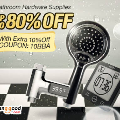 Up to 80% OFF for Bathroom Hardware Tools with Extra 10% OFF Coupon from BANGGOOD TECHNOLOGY CO., LIMITED