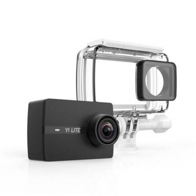 YI Lite Hi3556 Sony IMX206 2.0 Inch LCD Diving Action Camera 4K on sale! from Geekbuying