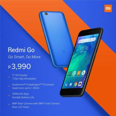 Redmi Go Officially Landed in the Philippines