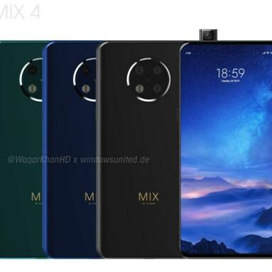 Xiaomi Mi MIX 4 Renderings and Rumored Specs List