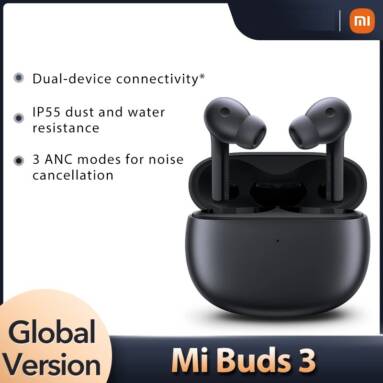 €58 with coupon for 2022 Xiaomi Mi Buds 3 Global Version 3 ANC modes for noise cancellation TWS Bluetooth 5.2 Earphones Wireless headphones from GSHOPPER