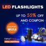 LED Flashlights – Up to 55% off and Coupon@Newfrog.com from Newfrog.com