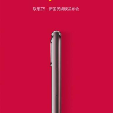 Lenovo Z5 Poster Shows Quite Slim Body