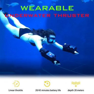 €359 dengan kupon untuk 2PCS DCCMS Underwater Scooter Set 10kgf Propulsi 20M Diving Thruster Peralatan Renang Listrik Tahan Air Untuk Olahraga Air Menyelam Snorkeling Petualangan Laut dari gudang EU CZ BANGGOOD
