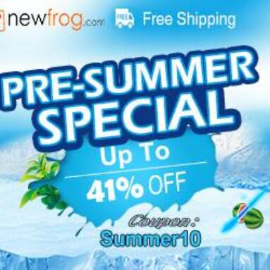 Pre-Summer Special, Up To 41% OFF from Newfrog.com