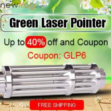 Green Laser Pointer – Up to 40% off and Coupon from Newfrog.com