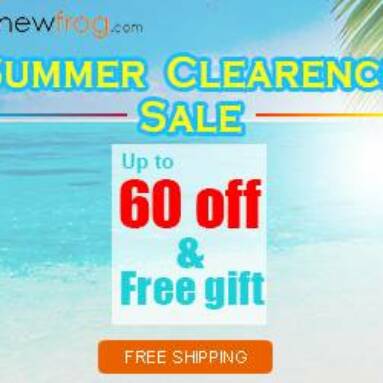 Summer Clearance Sale – Up to 50% off@Newfrog.com from Newfrog.com
