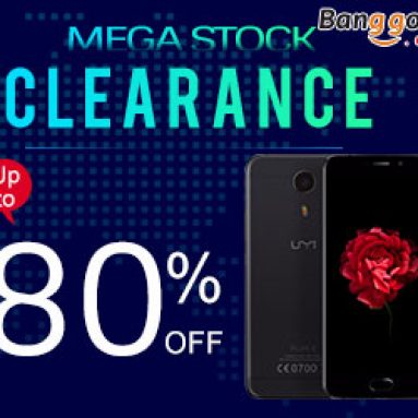 Až do 80% OFF Mega Stock clearance od společnosti BANGGOOD TECHNOLOGY CO., LIMITED
