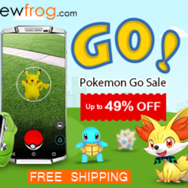 Pokemon Go Sale-up to 49% off from Newfrog.com