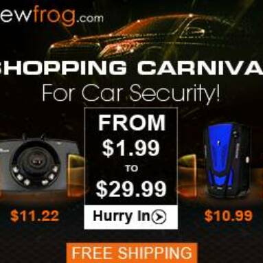 Shopping Carnival For Car Security-From US$1.99 to US$29.99 from Newfrog.com