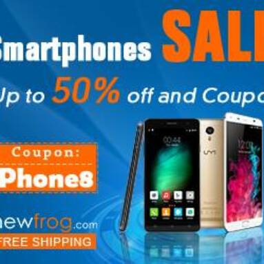 Smartphones Sale – Up to 50% off and Coupon@Newfrog.com from Newfrog.com