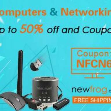 Computers & Networking – Up to 50% off and Coupon: NFCN6 from Newfrog.com