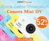 Sports Action Waterproof Camera Mini DV-Up to 52% Off from Newfrog.com
