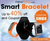 Smart Bracelet-Up to 40% off and Coupon: SMB8 from Newfrog.com