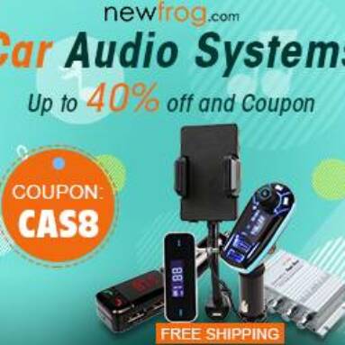 Car Audio Systems-Up to 40% off and Coupon: CAS8 from Newfrog.com
