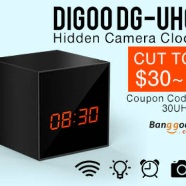 $30 OFF Digoo DG-UHC Wireless USB WIFI HD Smart Security Hidden Camera from BANGGOOD TECHNOLOGY CO., LIMITED