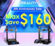 Max Save $160 for Creality 3D Printers from BANGGOOD TECHNOLOGY CO., LIMITED