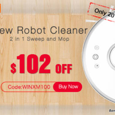 Only $497.99 for XiaoMi Mijia New Smart Robot Vacuum Cleaner from BANGGOOD TECHNOLOGY CO., LIMITED