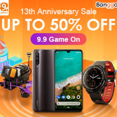 Grab 10% OFF Sitewide Coupon for Banggood 13th Anniversary from BANGGOOD TECHNOLOGY CO., LIMITED