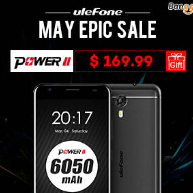 Max Up $110 OFF for Ulefone Smartphone Promotion from BANGGOOD TECHNOLOGY CO., LIMITED