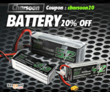 20% OFF for RC Battery Promotion from BANGGOOD TECHNOLOGY CO., LIMITED