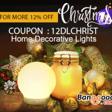 12% OFF for Home Decorative Lights from BANGGOOD TECHNOLOGY CO., LIMITED