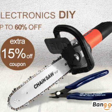 Up to 60% OFF for DIY Tools with Extra 15% OFF Coupon from BANGGOOD TECHNOLOGY CO., LIMITED