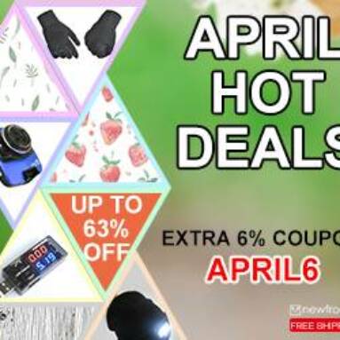 April Hot Deals, Up To 63% Off from Newfrog.com