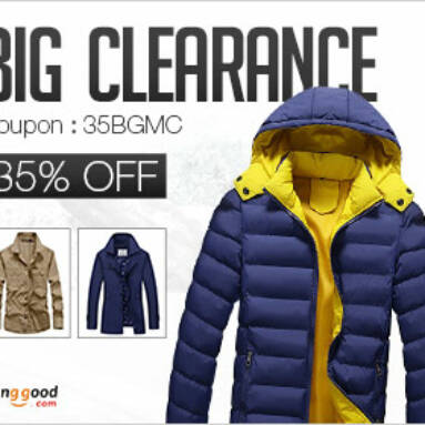Up to 90% OFF Men Winter Clothing Promotion from BANGGOOD TECHNOLOGY CO., LIMITED