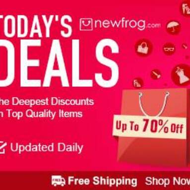 Today’s DEALS, Up To 70% Off from Newfrog.com