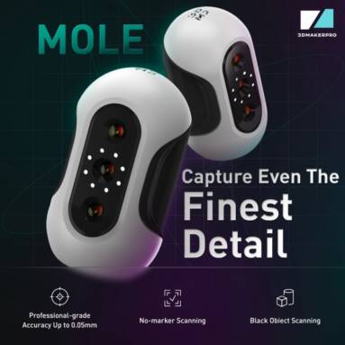 €449 with coupon for 3DMakerpro Mole 3D Scanner Premium Edition from EU warehouse GEEKBUYING