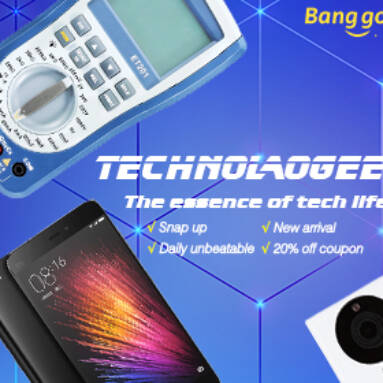 March Bargain: 50% OFF Technologeek for Eletronic, Cellphone, Tablet & Computer from BANGGOOD TECHNOLOGY CO., LIMITED