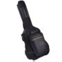 41 inch Waterproof Interior Nonwoven Acoustic Guitar Bag Cover Soft Case Gig Bag Backpack  -  BLACK 
