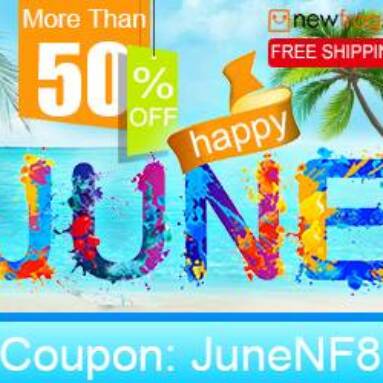 Happy June, More Than 50% OFF New Arrival from Newfrog.com