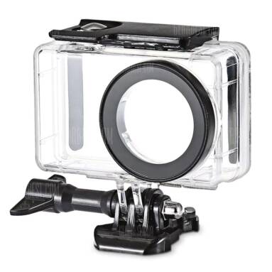$8 flashsale for 45m Diving Waterproof Case for Xiaomi Mijia Camera  –  BLACK from GearBest
