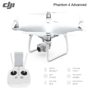 Extra 24% OFF $1294.28 Coupon Code 4Advanced for DJI Phantom 4 Advanced RC Drone  from Zapals